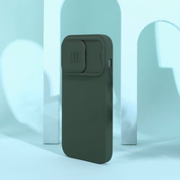 Nillkin CamShield Silky Silikoonist ümbris iPhone 14 Pro Max Silikoonist kaitsekate koos kaamerakaitsega Sinine