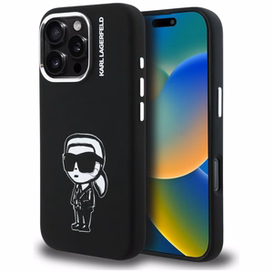 Karl Lagerfeld Silikoon Karl Sketch MagSafe Ümbris for iPhone 16 Pro Max - must