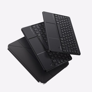 AmazingThing Minimal Case Keylite Combo klaviatuuriümbris iPad 11" 2025 jaoks - must