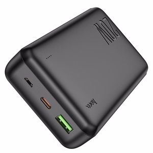 External battery Akupank Hoco J87A Type-C PD 20W+Quick Charge 3.0 20000mAh must