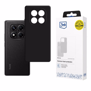 3mk Matt Чехол для Xiaomi Redmi Note 14 Pro 4G - матовый чёрный