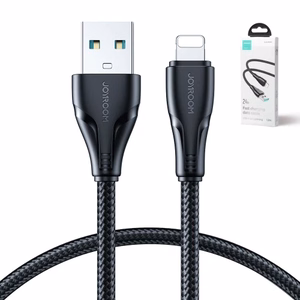 USB kaabel Joyroom S-UL012A11 must Lightning 120cm (kuni 2.4A)