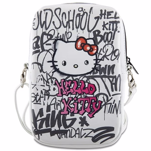 Hello Kitty Bag valge Graffiti Kitty Head