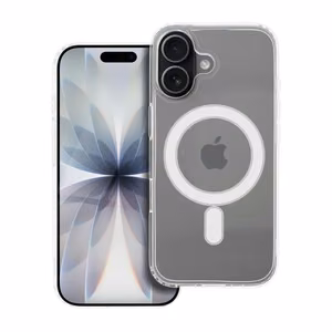Ümbris mudelile iPhone 17 Clear Mag Cover (MID), ühildub MagSafe'iga, läbipaistev