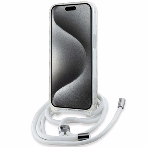 Karl Lagerfeld IML Crossbody Monogram Karl & Choupette Head MagSafe Ümbris jaoks iPhone 15 / 14 / 13 - läbipaistev