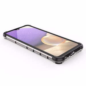 Samsung Galaxy A03s (166.5) musta Honeycomb korpus soomustatud kate geelraamiga Samsung Galaxy A03s (166.5)