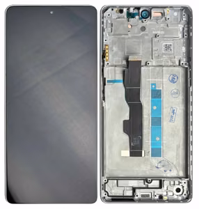 LCD screen Xiaomi Redmi Note 13 5G koos touch screen koos frame Arctic Valge original (service pack)