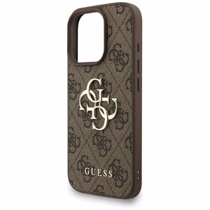 Guess 4G Strap 4G Classic Logo Ümbris jaoks iPhone 16 Pro - Brown