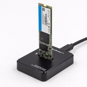 Qoltec 50313 SSD ketta korpus must M.2