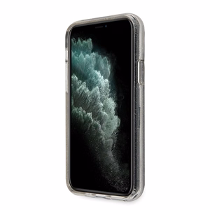 Guess GUHCN58PCGLSI iPhone 11 Pro hõbedane/hõbedane kõva ümbris Glitter