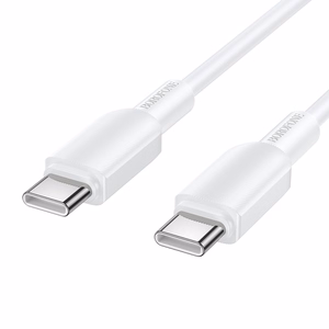 Valge Borofone BX127 Regalo USB-C–USB-C kaabel, 1 m, pakendis 20 tk