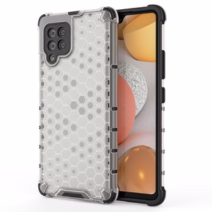 Honeycomb Case kaitsekate TPU kaitserauaga Samsung Galaxy A42 5G läbipaistev