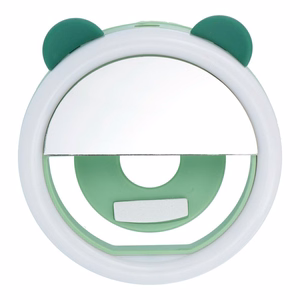 Lampa LED Ring do selfie na telefon RK12 roheline miś