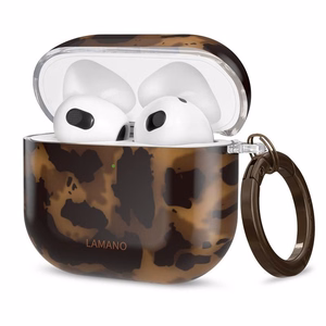 Tech-Protect Lamano ümbris jaoks AirPods 4 - brown and must