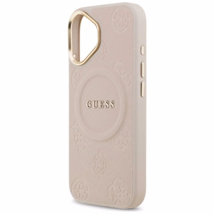 GUESS ümbris jaoks IPHONE 17 compatible with MagSafe GUHMP17SPSAMSECP (PU W/ Peony Hot Stamp) roosa