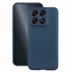 Матовый TPU чехол для Motorola Edge 70 Fusion тёмно-синий