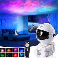LED 3D galaxy and star projector Reach Mini Astronaut, valge