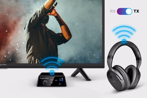 2-in-1 Bluetooth HiFi heli vastuvõtja ja saatja (Apt-X, NFC), mudel BT-1