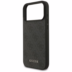 Guess Чехол для iPhone 17 Pro Max GUHCP17XG4GFGR (PU 4G Classic) коричневый