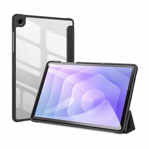 Dux Ducis Toby soomustatud klappkott Samsung Galaxy Tab A11 Plus/A9 Plus jaoks - must