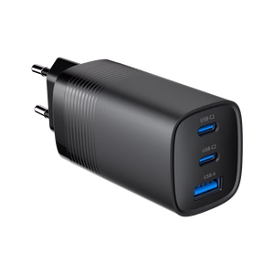 Gembird TA-UC-PDQC65-01-BK mobile device charger Universal must AC Fast charging Indoor