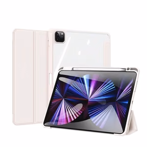 Dux Ducis Toby Armored Flip Smart Case iPad Air 2020/2022 jaoks koos Apple Pencili hoidjaga roosa värvipliiatsiga