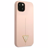 Guess GUHCP13MSLTGP iPhone 13 6.1" roosa/roosa kõvakaaneline silikoonist kolmnurkne korpus