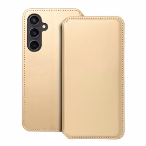 DUAL POCKET Book ümbris jaoks SAMSUNG S23 FE kuldne