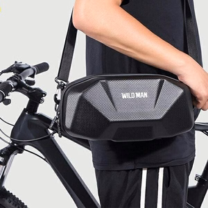 WILDMAN reisikott jalgratta juhtrauale lukuga, 3,5L, X9, must
