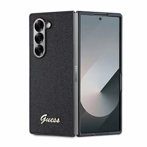Guess 4G Glitter Script Ümbris jaoks Samsung Galaxy Z Fold 6 - Must