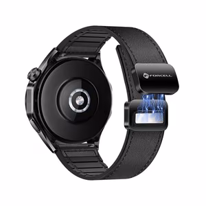 Strap for Samsung Galaxy Watch Forcell F-Design FS20 magnetic eco-friendly leather 20 mm black