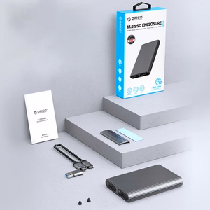 Orico AM2C3-2SN kahe kettaga korpus kahele M.2 SATA ja NVMe kettale, USB-C 3.2, 6/10 Gb/s, hall