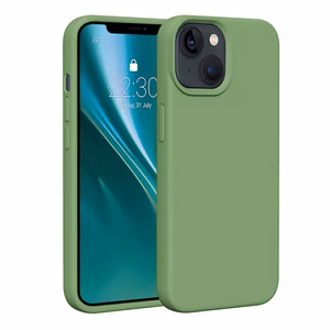 Etteri Silicone чехол iPhone 14 6,1" светло-зеленый