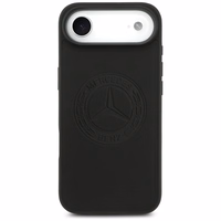Mercedes Leather Vintage Logo MagSafe Ümbris jaoks iPhone Air - Must