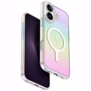 Чехол Uniq Iridescia Magclick Charging для iPhone 16 Plus - разноцветный