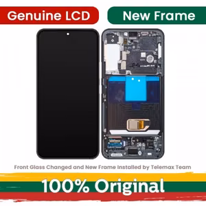 LCD дисплей совместимый с Samsung S901 S22 с рамкой / Bora фиолетовый / (Восстановленный: Telemax)