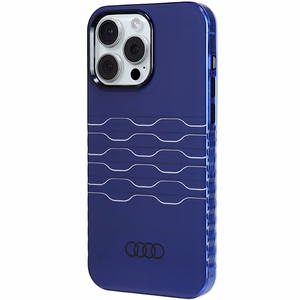 Audi IML MagSafe чехол для iPhone 15 Pro Max - синий