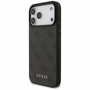 Guess Чехол для iPhone 17 Pro Max GUHCP17XG4GFGR (PU 4G Classic) коричневый