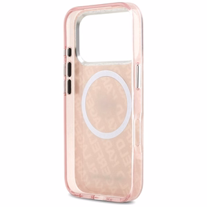 Karl Lagerfeld IML Choupette Head Logo MagSafe Ümbris jaoks iPhone 17 Pro Max - Roosa