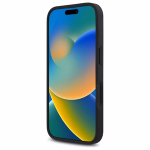 BMW M Perforated Tricolor Detail Line iPhone 16 Ümbris - Dark hall