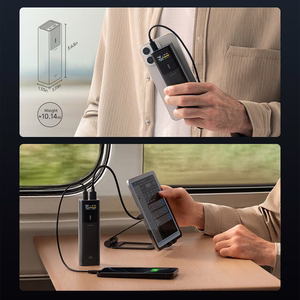 Powerbank Cuktech CKPB100PGLBL 150W 10000mAh USB-C USB-A - must