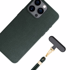 3mk EasyClip Elite telefoni kaelapael, Evergreen (kuldsed detailid)