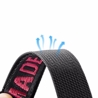 Dux Ducis rihm (Outdoor versioon) Apple Watch Ultra rihm, SE, 9, 8, 7, 6, 5, 4, 3, 2, 1 (49, 45, 44, 42 mm) nailonist käepael must ja punane