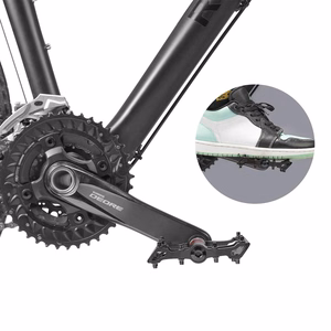 Rockbros 2020-12BBK alumiiniumist jalgratta platvormpedaalid – mustad