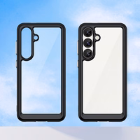 Outer Space Ümbris jaoks Samsung Galaxy S25 Edge Cover with Flexible Frame - Must