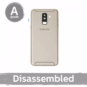 Tagakaas ühilduv Samsung A605 A6+ kuldne 100% originaal (10/10 lahtivõetud) kaamera läätsega