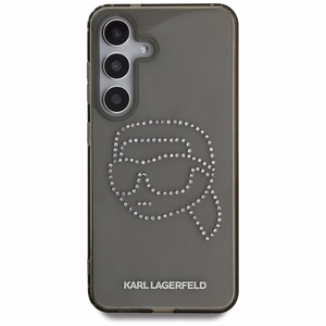 Ümbris Karl Lagerfeld Rhinestones Karl Head Logo Samsung Galaxy S25 must