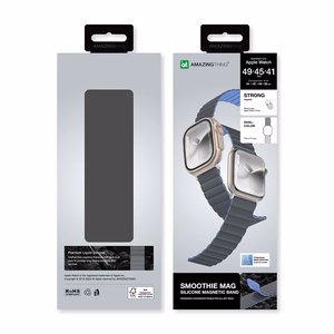 Amazing Thing Ремешок Smoothie Mag AWSPMGB для Apple Watch 49/45/41 серый