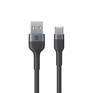 Forever гибкий кабель USB - USB-C 1,0 м 3A черный