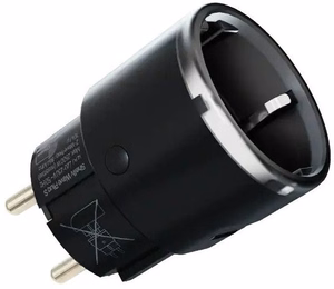 Shelly Wave Plug S - Z-Wave 800 nutipistik must